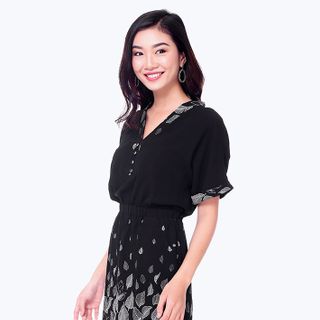 Đầm Kiểu Lá Rơi An Thủy - TN650