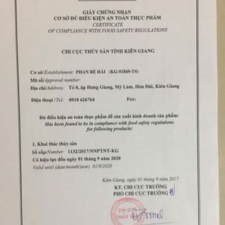 Mực khô Kiên Giang