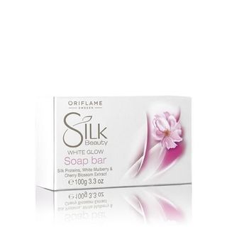 Xà phòng tắm Oriflame 22715 Silk Beauty White Glow Soap Bar giá sỉ
