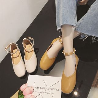 Giày búp bê đính cườm