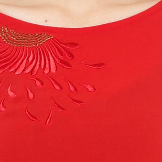 Áo thiết kế TH An Thủy họa tiết thêu tinh tế M3 514