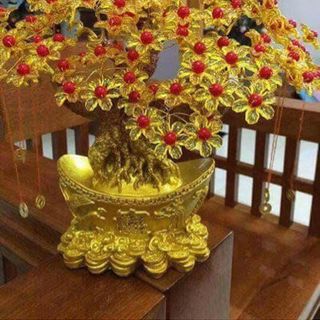 nguyên liệu làm cây thần tài