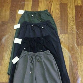 Quần baggy dây rút