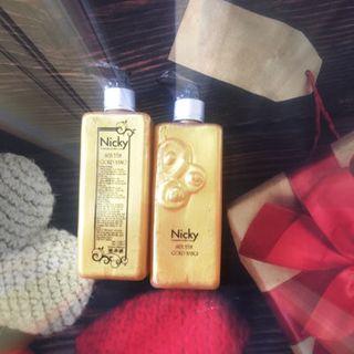 Sữa Tắm Trắng Gold Nano Nicky Cosmetics