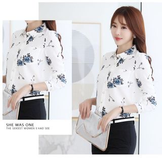 Áo Sơ Mi Hàn Quốc Hoa Tigôn