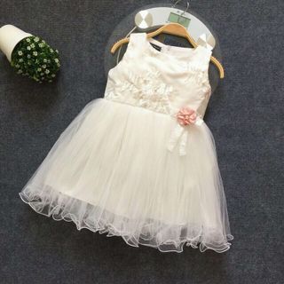 Đầm xòe ren mềm cho bé