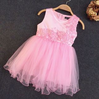 Đầm xòe ren mềm cho bé