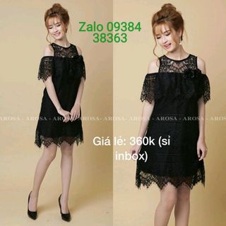 đầm xẻ vai