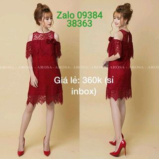 đầm xẻ vai