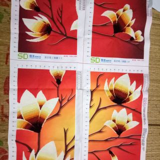 tranh theu thành phẩm chưa đóng khung