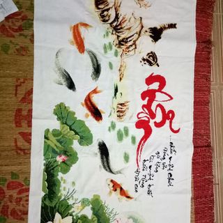 tranh theu thành phẩm chưa đóng khung
