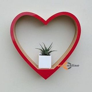 KỆ TRANG TRÍ ĐỘC ĐÁO TRÁI TIM 60 X