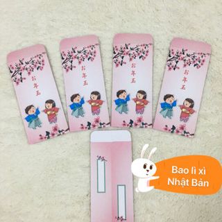 Bao lì xì Nhật Bản set 4 xấp