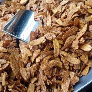 Chuối sấy sên đường nhà làm
