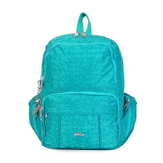 Balo Kipling nhiều ngăn tiện dụng họa tiết mới - Màu xanh