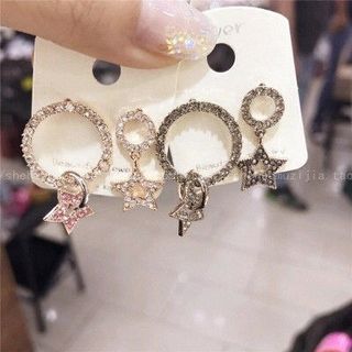 bông tai cọc cạch ngôi sao