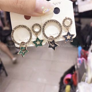 bông tai cọc cạch ngôi sao