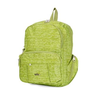 Balo Kipling nhiều ngăn tiện dụng họa tiết mới - Màu xanh lá