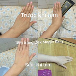 TẮM TRẮNG TINH THỂ VÀNG NANO 24k