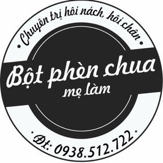 Phèn chua chưng cất trị hôi nách hôi chân
