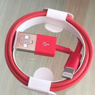 Dây cáp sạc lightning iphone đỏ hỗ trợ sạc nhanh