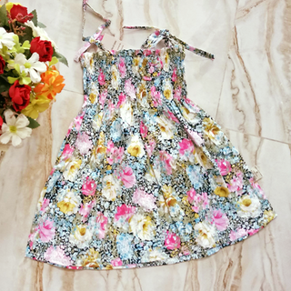 Đầm Katê Bé Gái Nhúng Ngực - H51001
