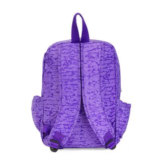 Balo Kipling nhiều ngăn tiện dụng họa tiết mới - Màu tím