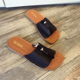 Dép Xỏ ngón Da