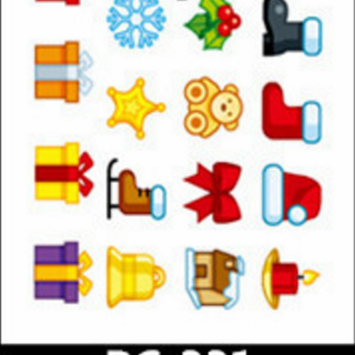 hình xăm dán noel