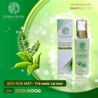 sữa rửa mặt trà xanh