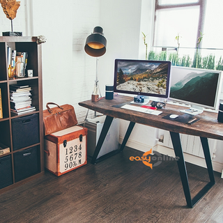 Bàn Làm Việc Chân Sắt 9
