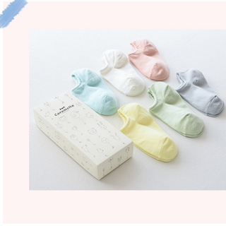 SET 6 ĐÔI TẤT TRƠN CARAMELLA CHO NỮ