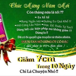 rượt tan mỡ gừng ớt cô đặc