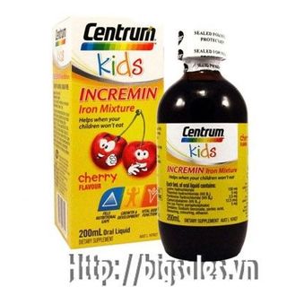 CENTRUM KIDS INCREMIN - VITAMIN DÀNH CHO BÉ BIẾNG ĂN