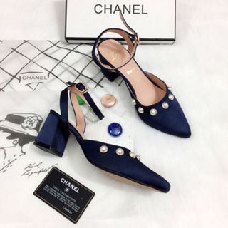 giày sandal got vuông đính châu