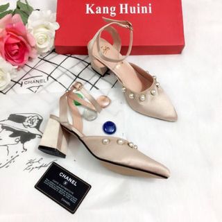 giày sandal got vuông đính châu