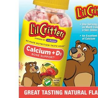 KẸO DẺO GUMMY BEAR LIL CRITTERS CALCIUM VITAMIN D3 200 VIÊN giá sỉ