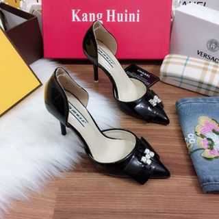 giày cao got đính đá