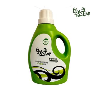 Nước giặt Hàn Quốc dành cho máy giặt cửa ngang Ssooksoqoom tinh chất ngải cứu