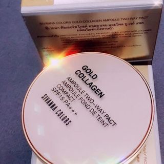 phấn nén collagen sivanna colors gold