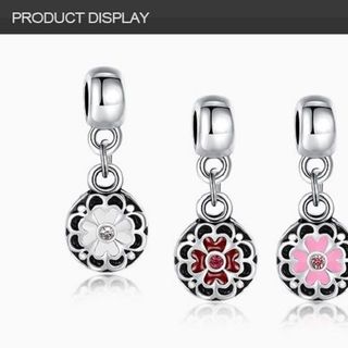 PA527 Hạt charm bạc Thái có thể xỏ dây chuyền