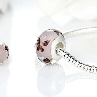 PA634 Hạt charm bạc phối thủy tinh tinh tế