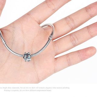 5320 Hạt charm bạc quà tặng tình yêu mang sắc xanh ngọt ngào