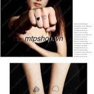 hình xăm dán couple đẹp