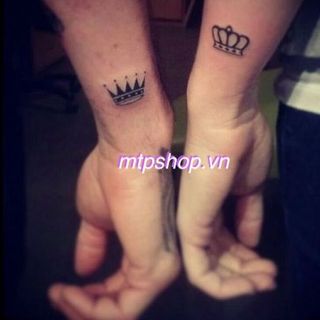 hình xăm dán couple đẹp