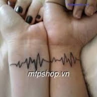 hình xăm dán couple đẹp