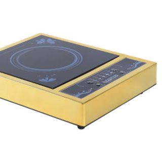 Bếp Điện Quang Halogen QUEEN COOK mẫu 2018 Màu vàng Gold