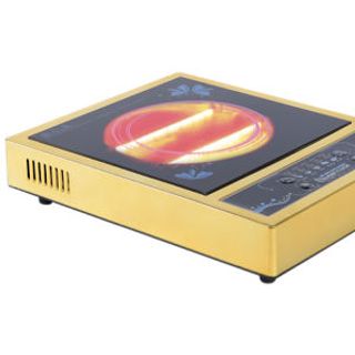 Bếp Điện Quang Halogen QUEEN COOK mẫu 2018 Màu vàng Gold