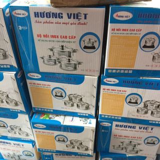 bộ nồi inox 3 cái 1 đáy gửi các Npp và siêu thị điện máy trên miền Bắc