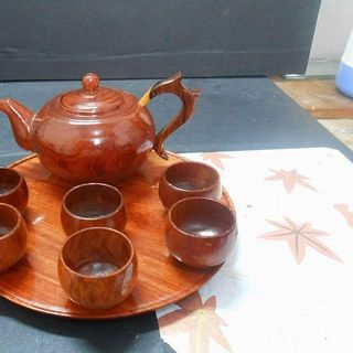 BÌNH TRÀ GỖ HƯƠNG THẤP